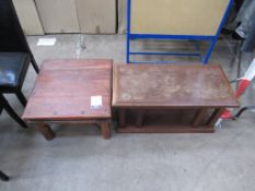 2x Wooden Coffee Tables