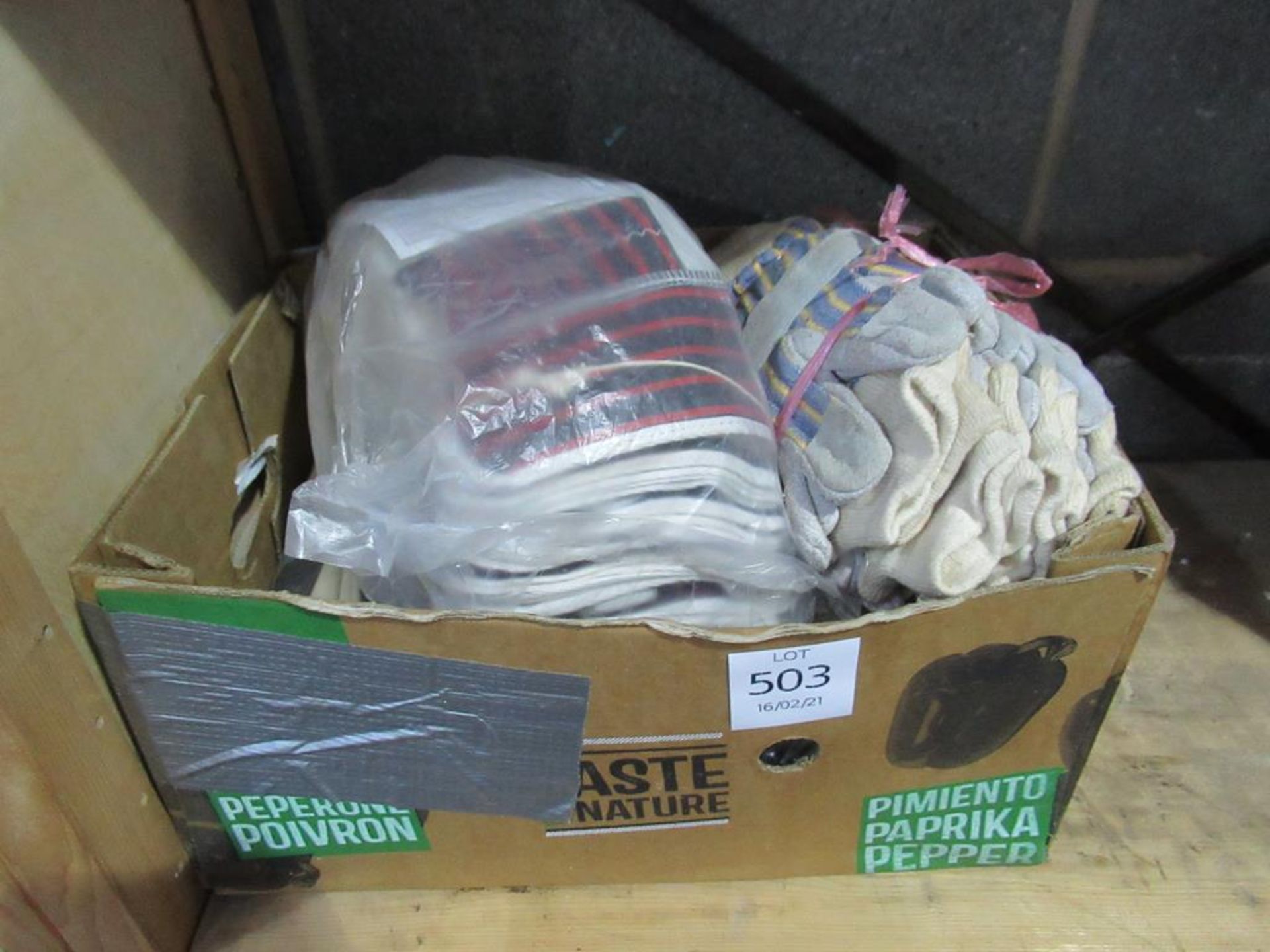 Box to contain various Gloves