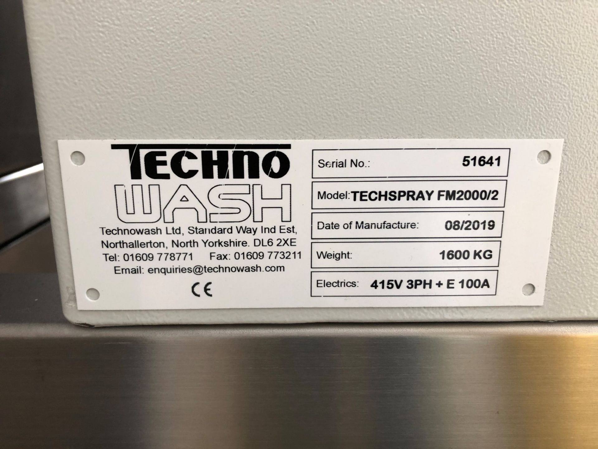 Techno Wash TechSpray 2000/2 Heavy Duty Parts Washer - Image 9 of 9