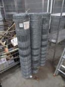 3 x rolls of mesh wire. Please note this lot is Buyer to Remove.