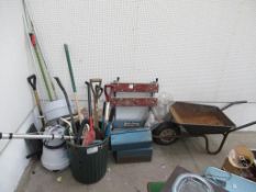 A quantity of Garden Tools etc