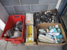 Pallet of electrical equipment