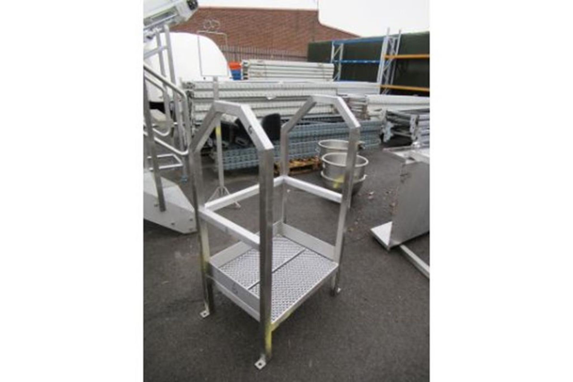 Stainless Steel Single Step Access Platform