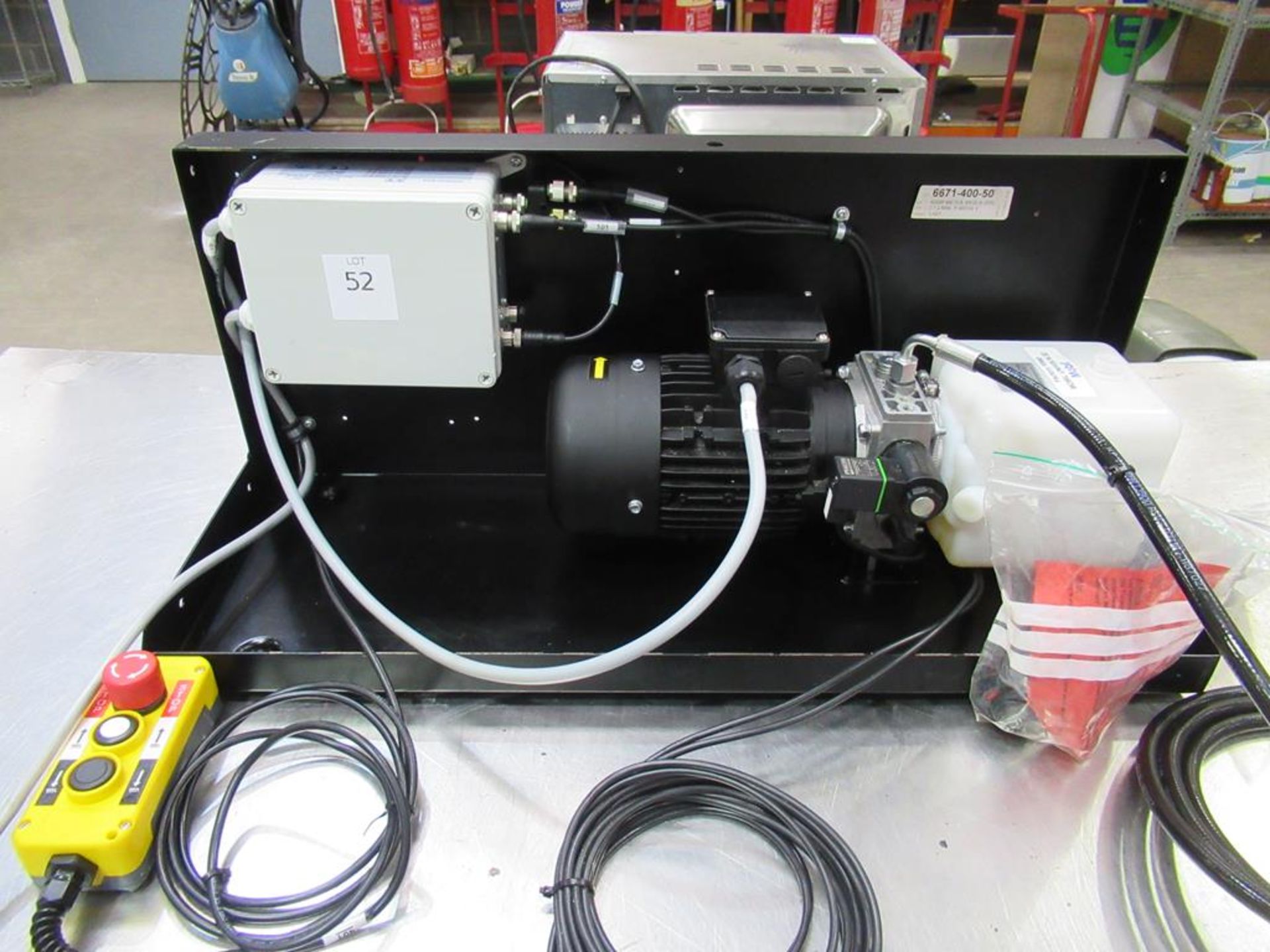 An Unused Hydraulic Power Pack, Box Mounted with Rexroth Hydraulic Pump.