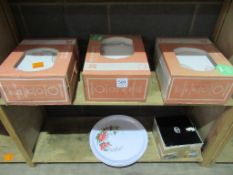 2 x Shelves to contain 20pcs Dining Set, Glass Bowl, Serving Plates