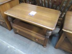 Ercol Drop Leaf Coffee Table with Drawer