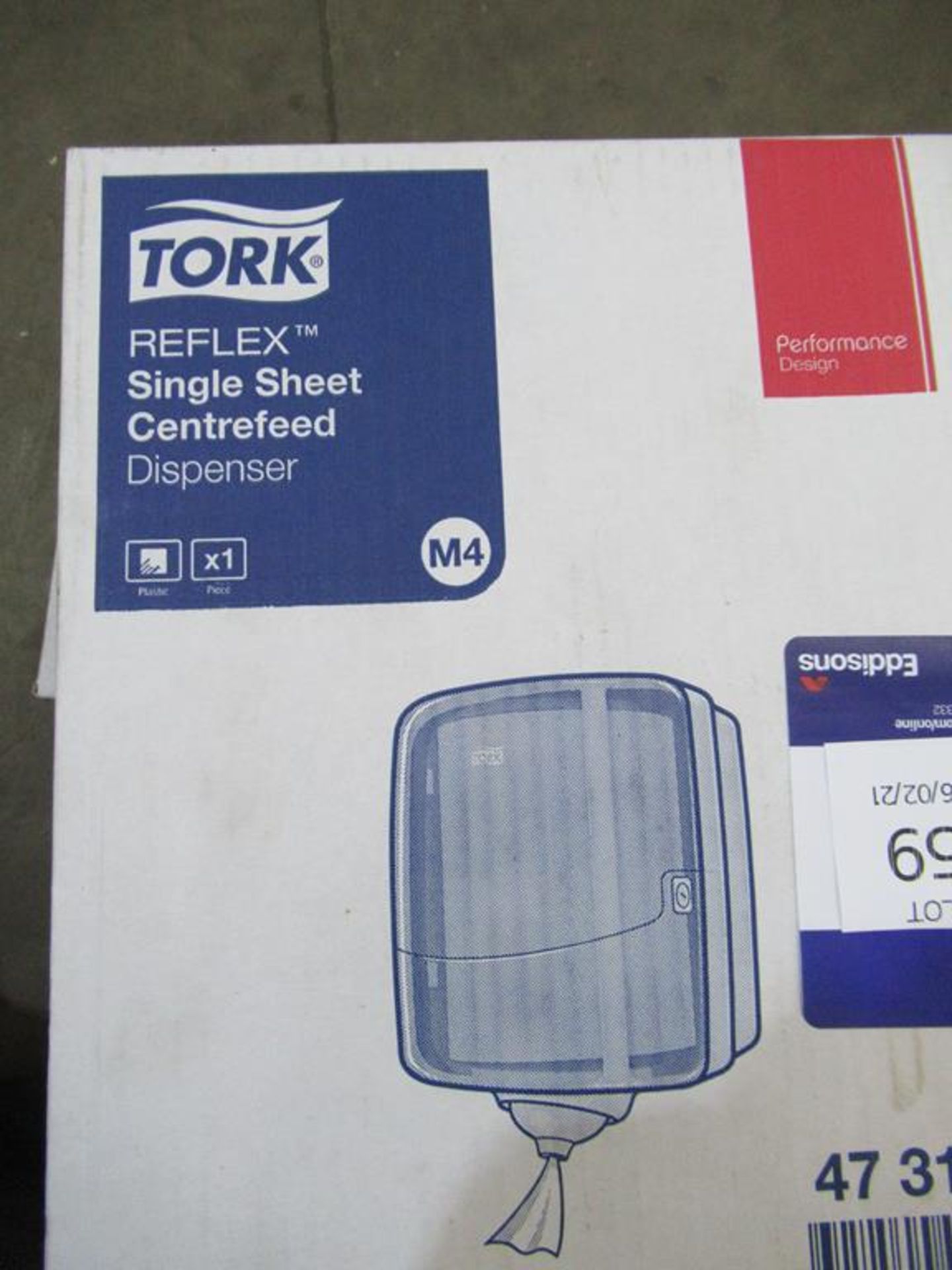 6 x New Tork Reflex Single Sheet White Roll Dispensers - Image 3 of 5