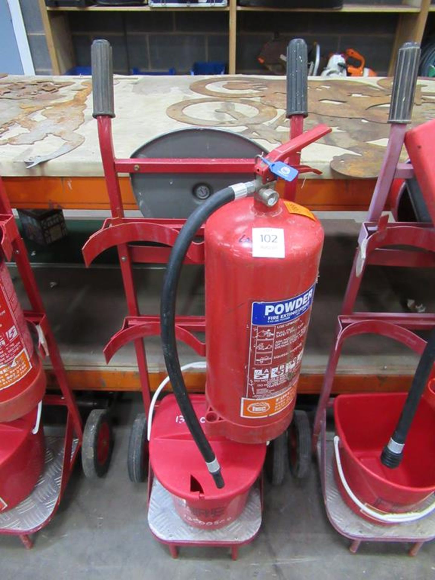 Fire Safety Barrow with extinguisher