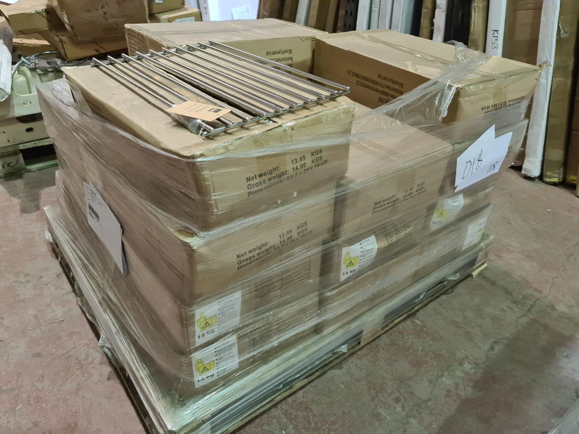 (D18) PALLET TO CONTAIN 108 x NEW CHROME LARGE PAN - Image 2 of 2