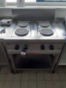 Lincat S/S Free Standing Electric Range 4 Burner Cooker