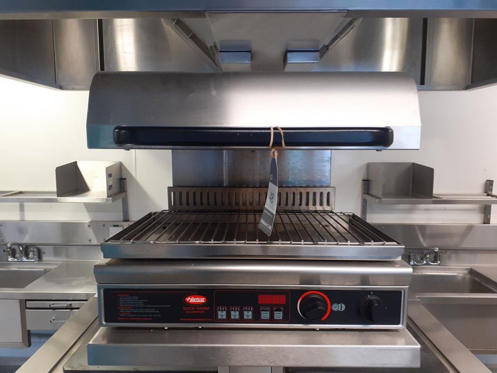 Commercial S/S Cooking Unit to include Salamander Grill, 2x Ambach Electric Range Solid Top Cookers - Image 2 of 4