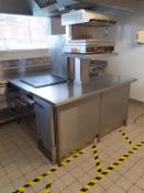 Commercial S/S Cooking Unit to include Salamander Grill, 2x Ambach Electric Range Solid Top Cookers
