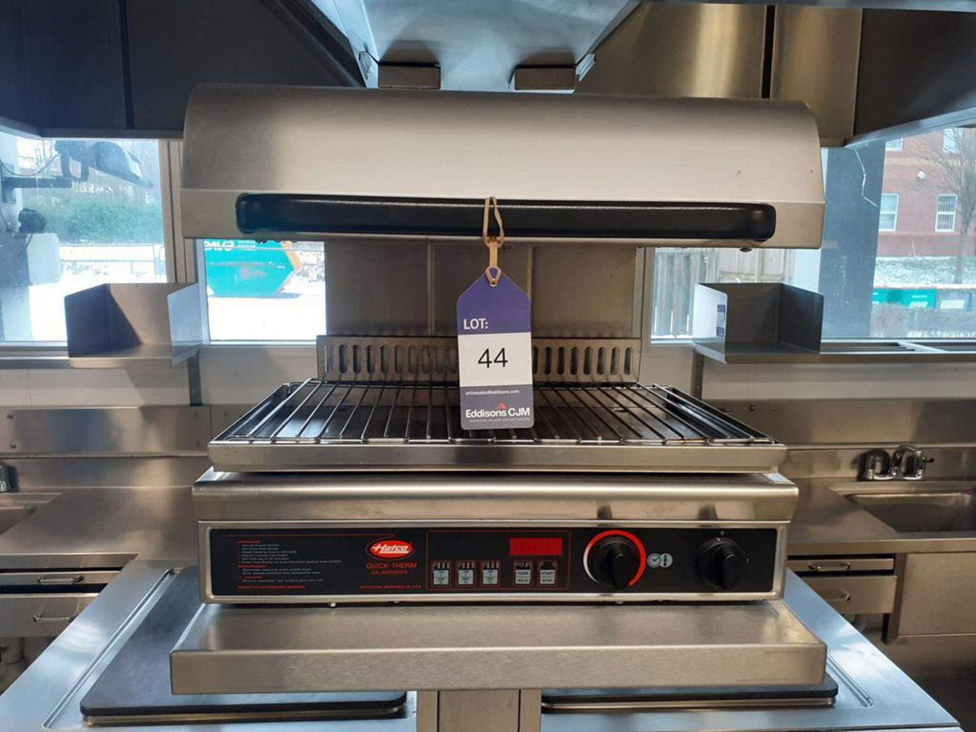 Commercial S/S Cooking Unit to include Salamander Grill, 2x Ambach Electric Range Solid Top Cookers - Image 2 of 4