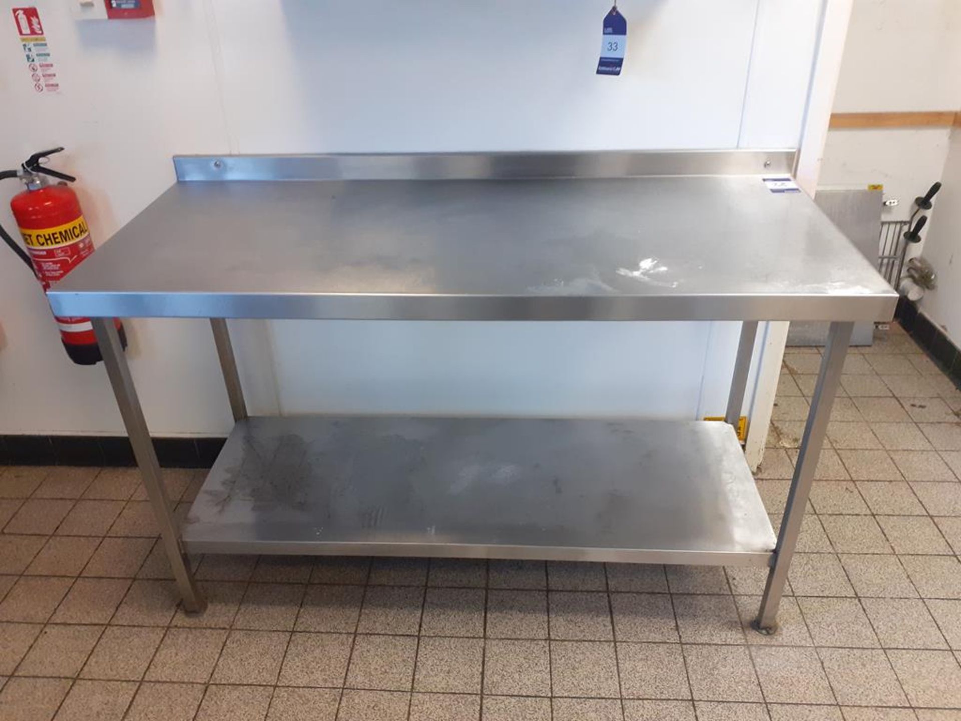 6x Various Sizes S/S Prep Tables, 1x Sissons S/S Sink Unit and 1x S/S Mobile Prep Table - Image 4 of 6