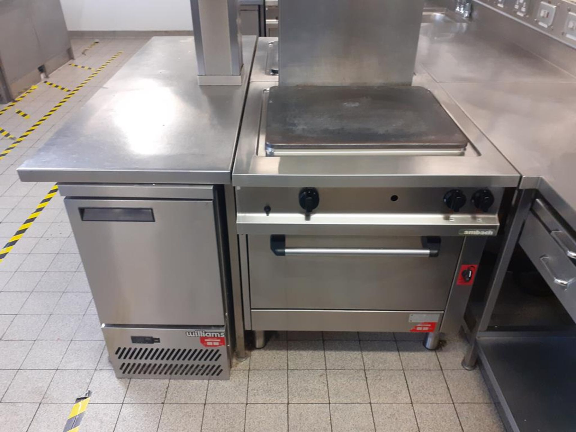 Commercial S/S Cooking Unit to include Salamander Grill, 2x Ambach Electric Range Solid Top Cookers - Image 4 of 4