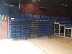 Twin Section Retractable Theatre Seating, 126 Seats