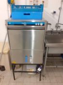 Meiko Eco star 530F Glass Washer with stand, S/S Sink and S/S Single Drawer Prep Table with Commerci