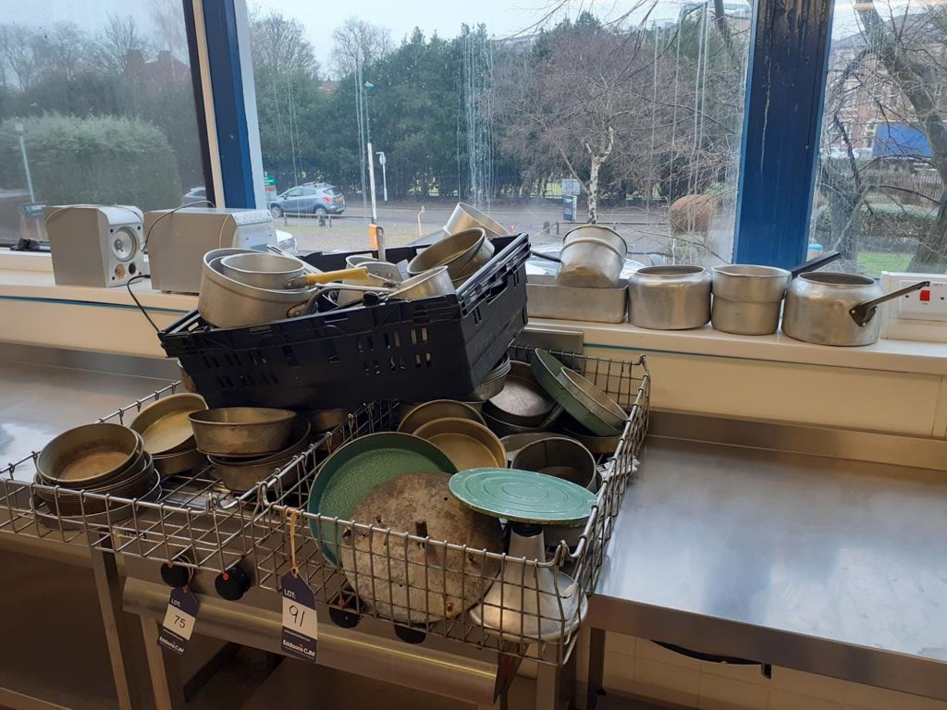 2x Serving Trolleys and Large Qty of Cookware to Inc: Pans, Trays, Pots etc. - Image 11 of 12