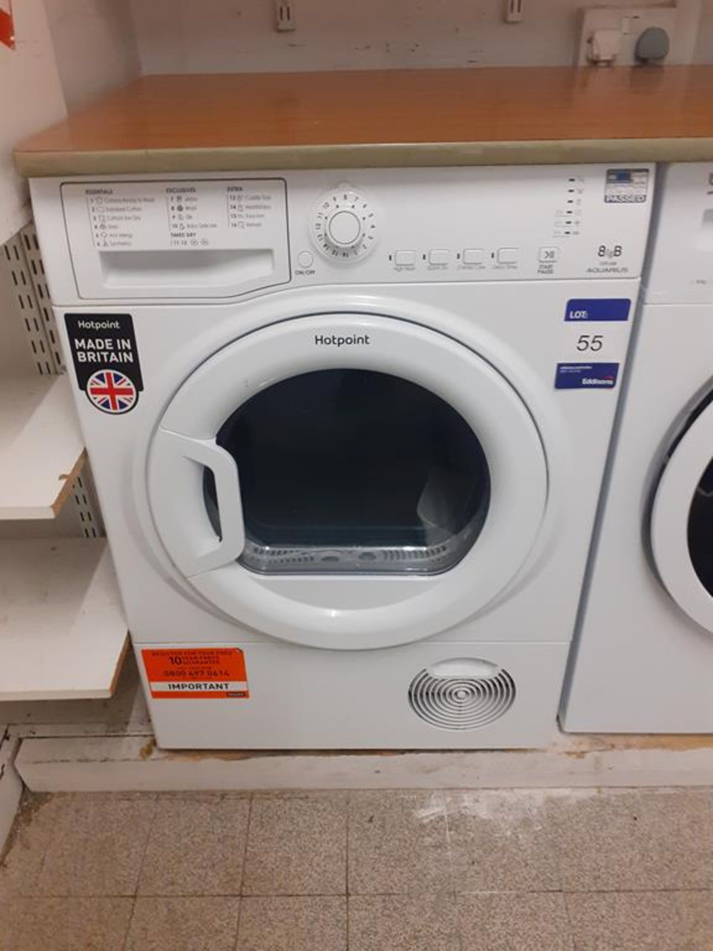 Hotpoint TCFS 83B Aquarius Tumble Dryer