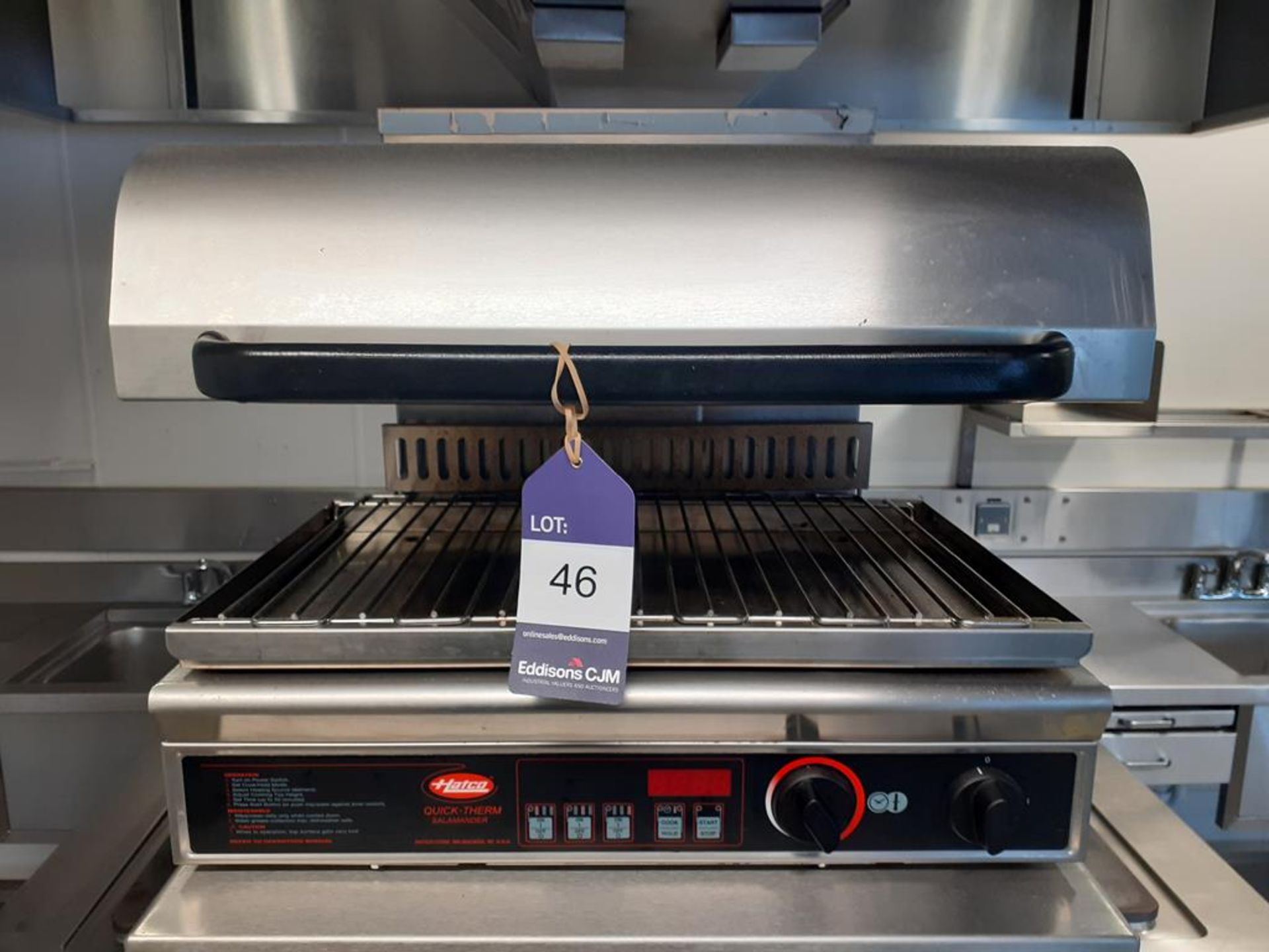 Commercial S/S Cooking Unit to include Salamander Grill, 2x Ambach Electric Range Solid Top Cookers - Image 2 of 4