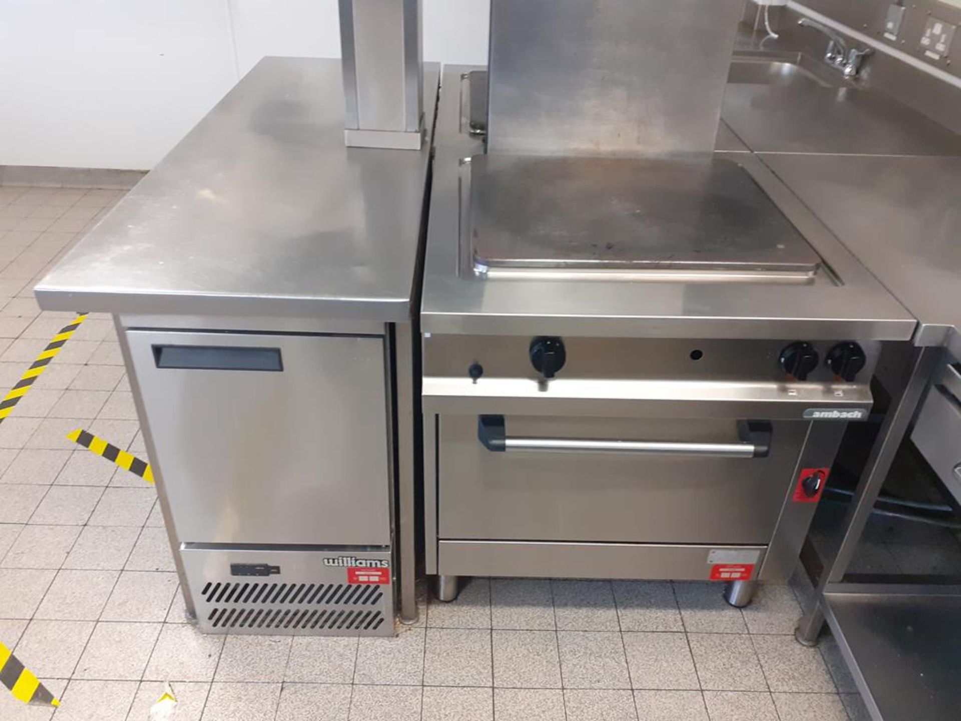 Commercial S/S Cooking Unit to include Salamander Grill, 2x Ambach Electric Range Solid Top Cookers - Image 4 of 4