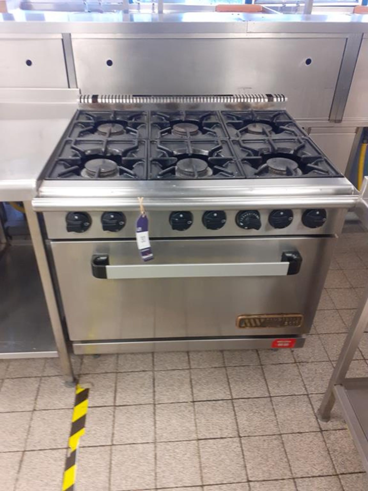 Commodore 2000 S/S Gas Range Commercial Cooker