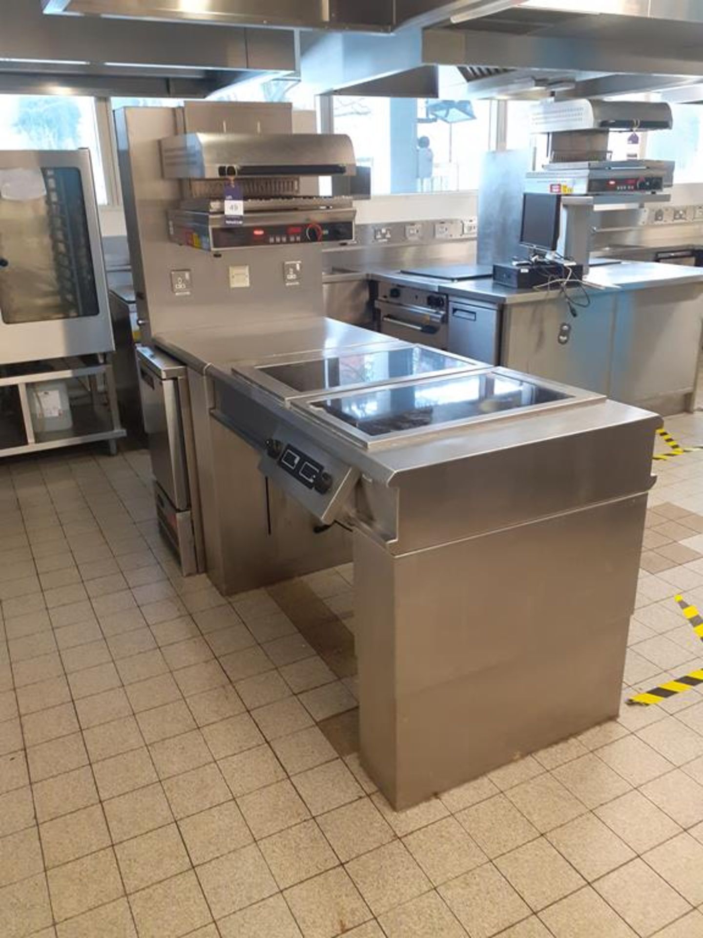 Commercial S/S Cooking Unit to include Hatco Salamander Grill, Williams Undercounter Refrigerator & - Image 2 of 6