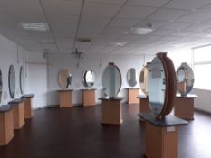 Approx 30x Oval Shaped Mirrors & Approx 20x Rectangular Wall Mirrors