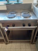 Lincat S/S Free Standing Electric Range 4 Burner Cooker