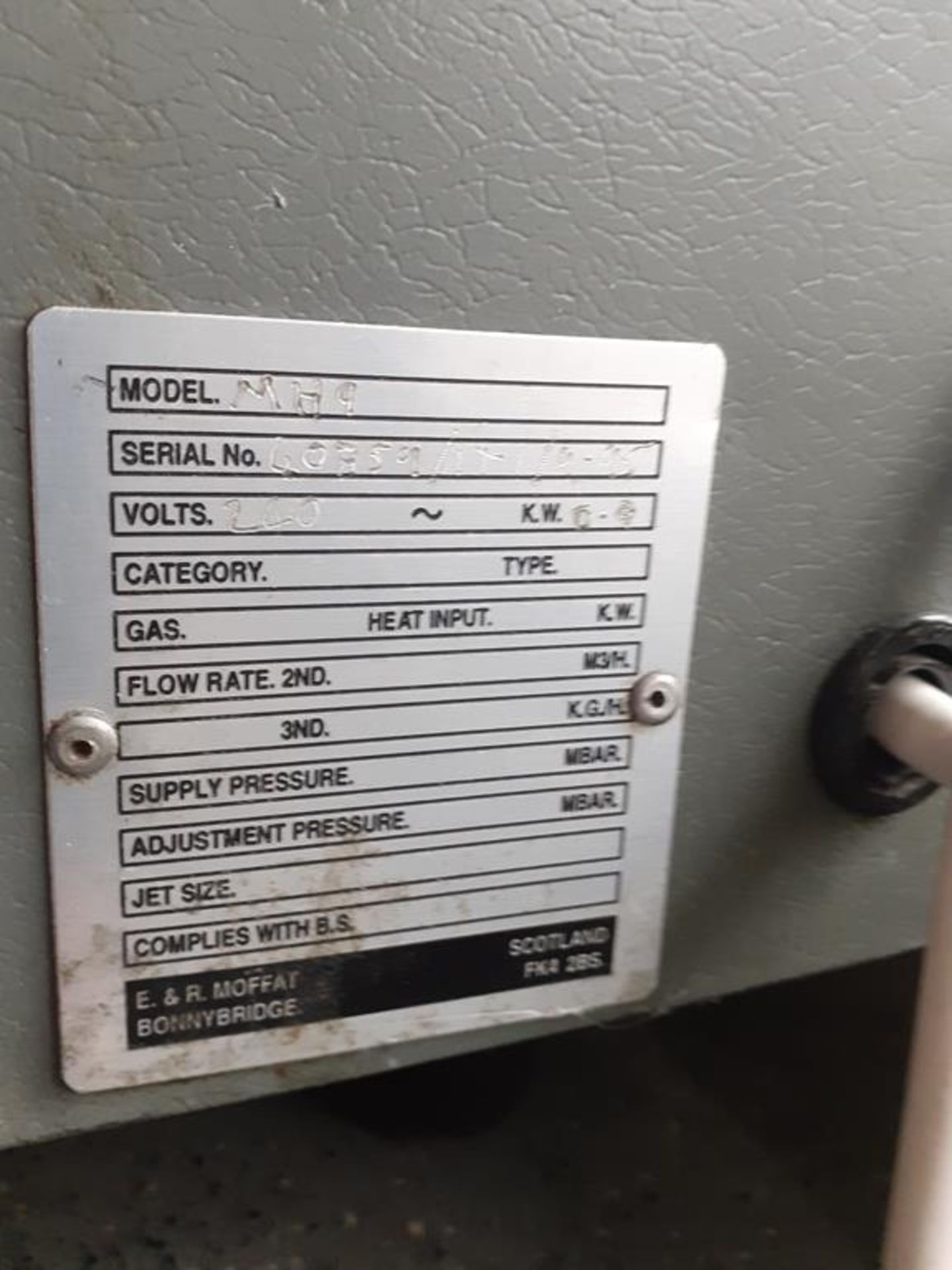 Moffat MH9 S/S Plain Top Hot Cupboard 240v. - Image 2 of 2