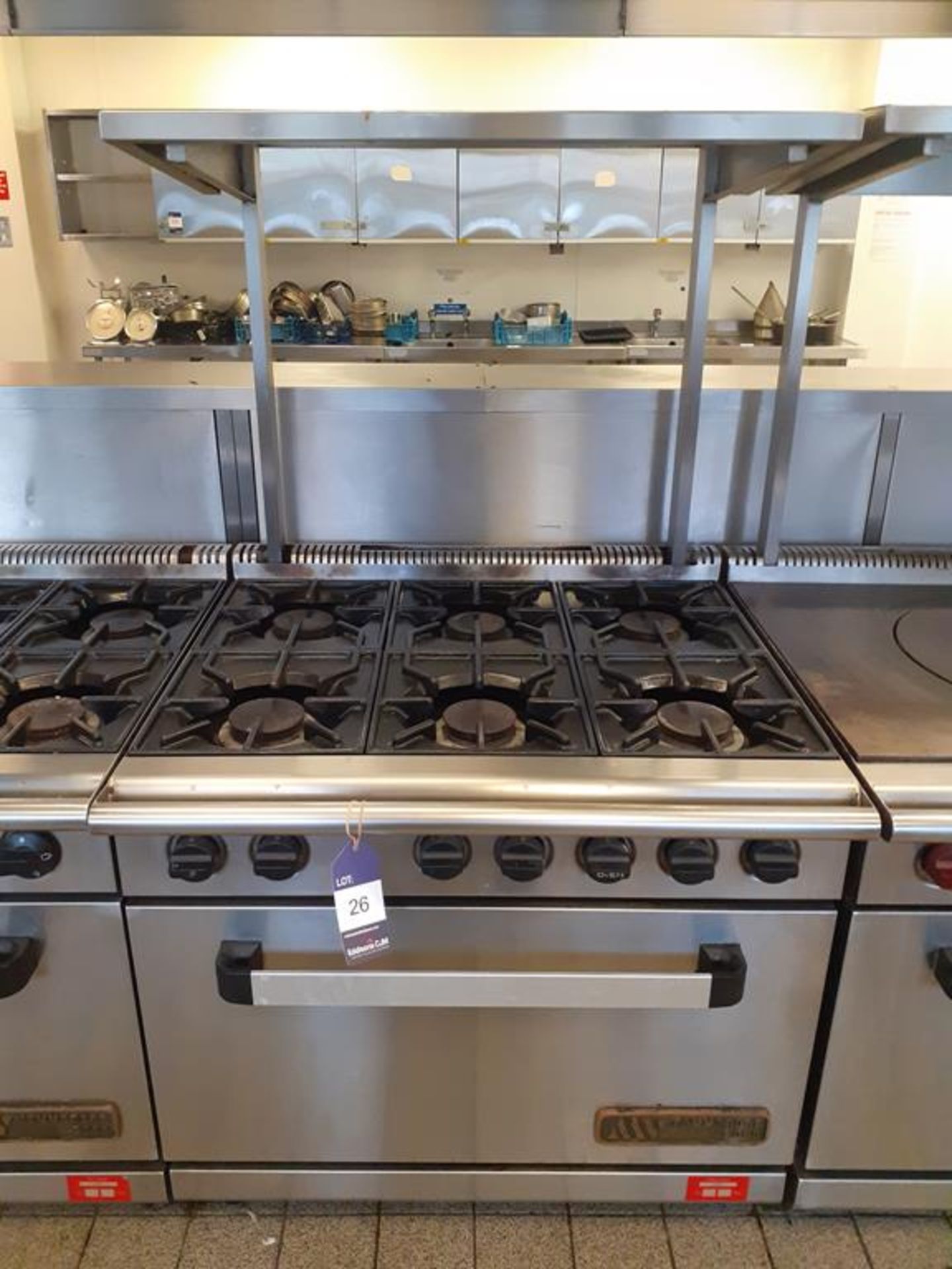 Commodore 2000 S/S Gas Range Commercial Cooker