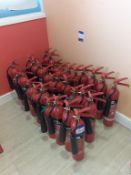 30x C0°2 Fire Extinguishers