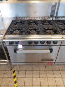 Commodore 2000 S/S Gas Range Commercial Cooker