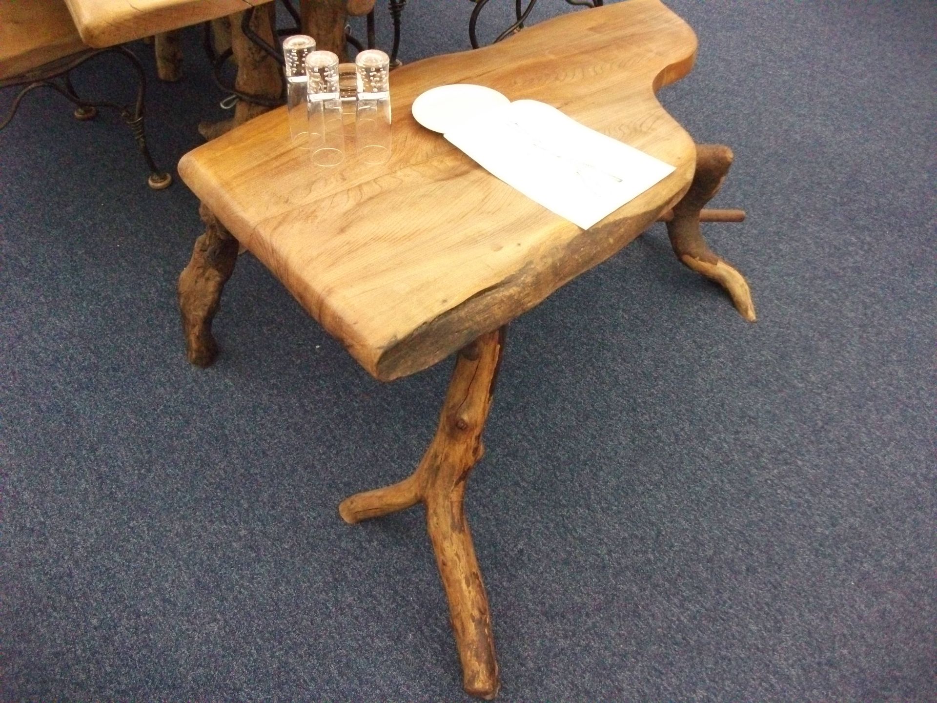 Rustic Furniture including elm board room table de - Image 4 of 9