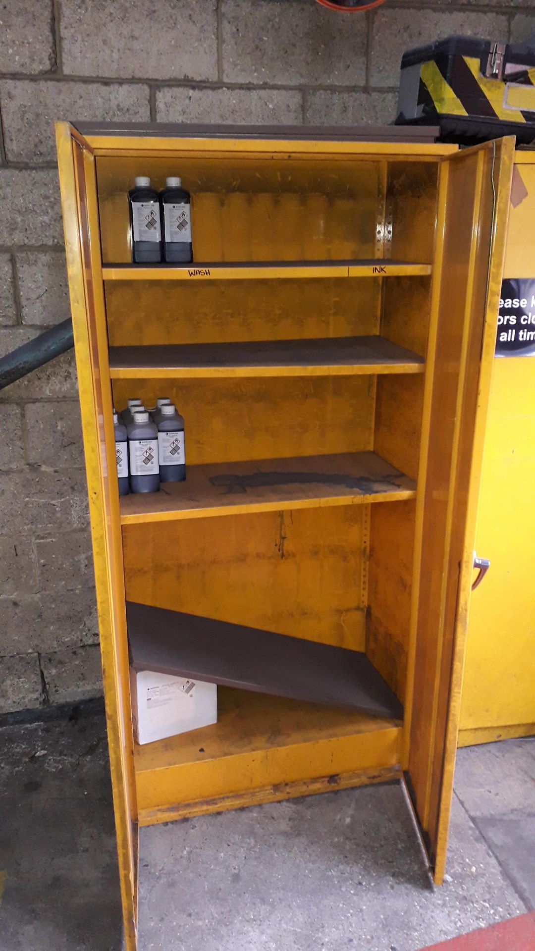 Steel Chemicals Cabinet, 1,800mm - Image 2 of 2