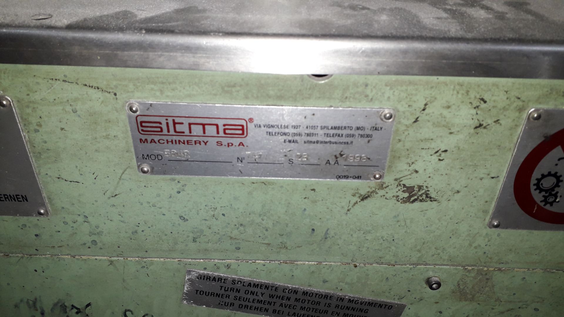 Sitma 584R Incline Conveyor Unit, Serial Number 74 - Image 3 of 6