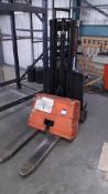 Robur B69E 235C 1,000Kg Pedestrian Electric Pallet Stacker (1995) with Micropower BT STC 24/40