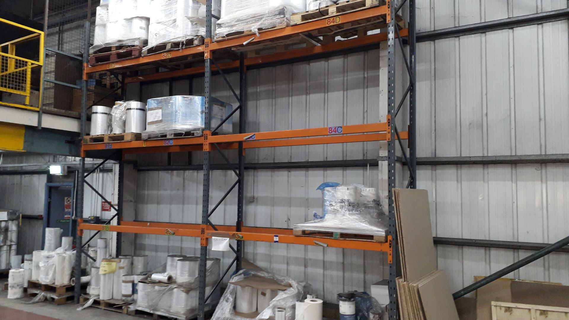 5 x Bays of Boltless Steel Pallet Racking