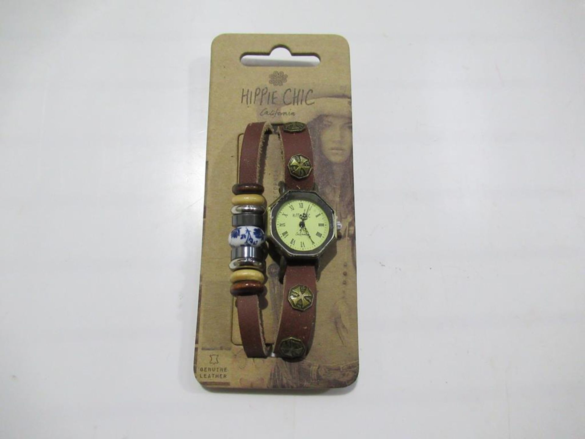 A box of Hippie Chic 'Indie Watch Tan' watches - Image 2 of 2