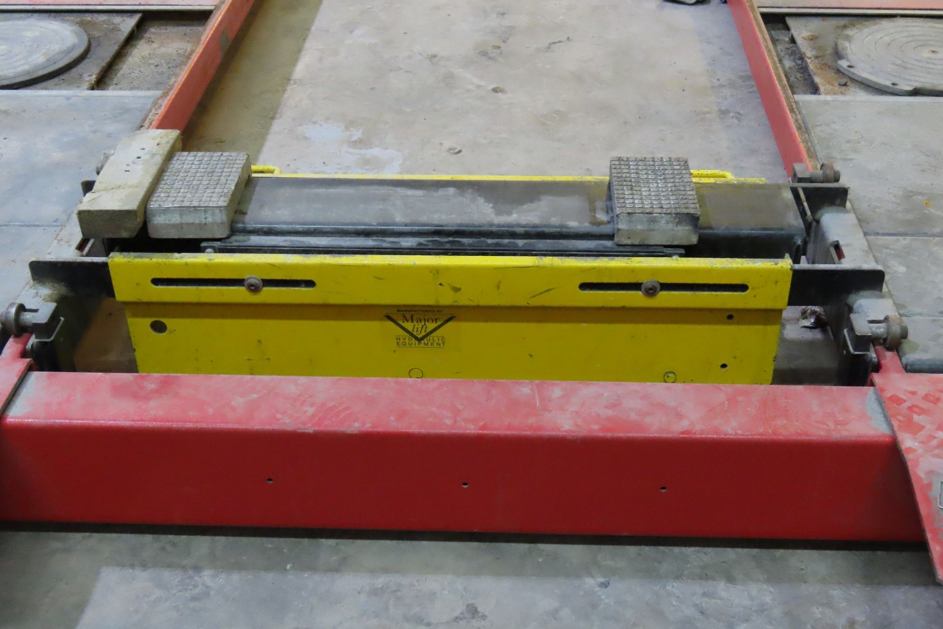 Sice Auto 4 PQC 40 WCT Wheel Alignment 4 Post Lift/Ramp Serial Number IMD746289 / MMG046099S, SWL - Image 7 of 7