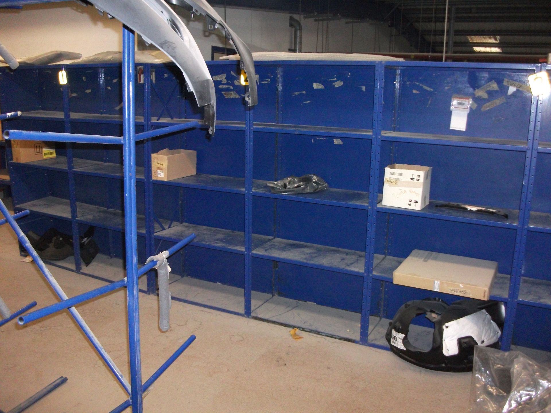 Contents and various racking to under mezzanine storage area and on mezzanine - Image 7 of 9
