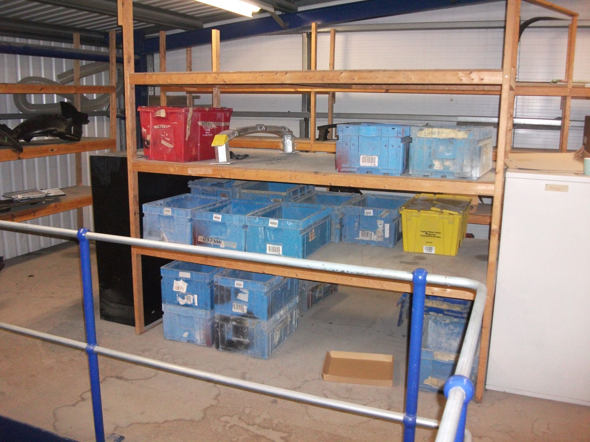 Contents and various racking to under mezzanine storage area and on mezzanine - Image 8 of 9