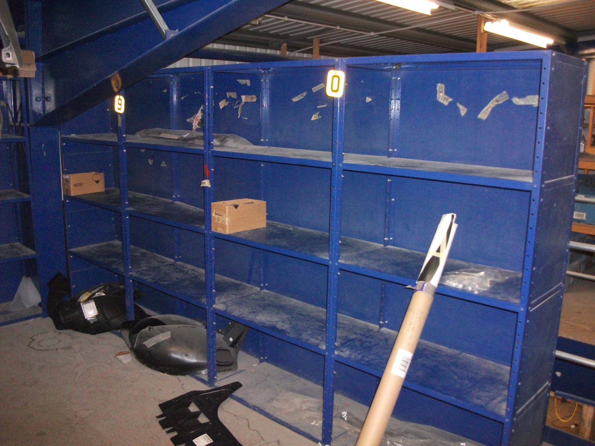 Contents and various racking to under mezzanine storage area and on mezzanine - Image 5 of 9