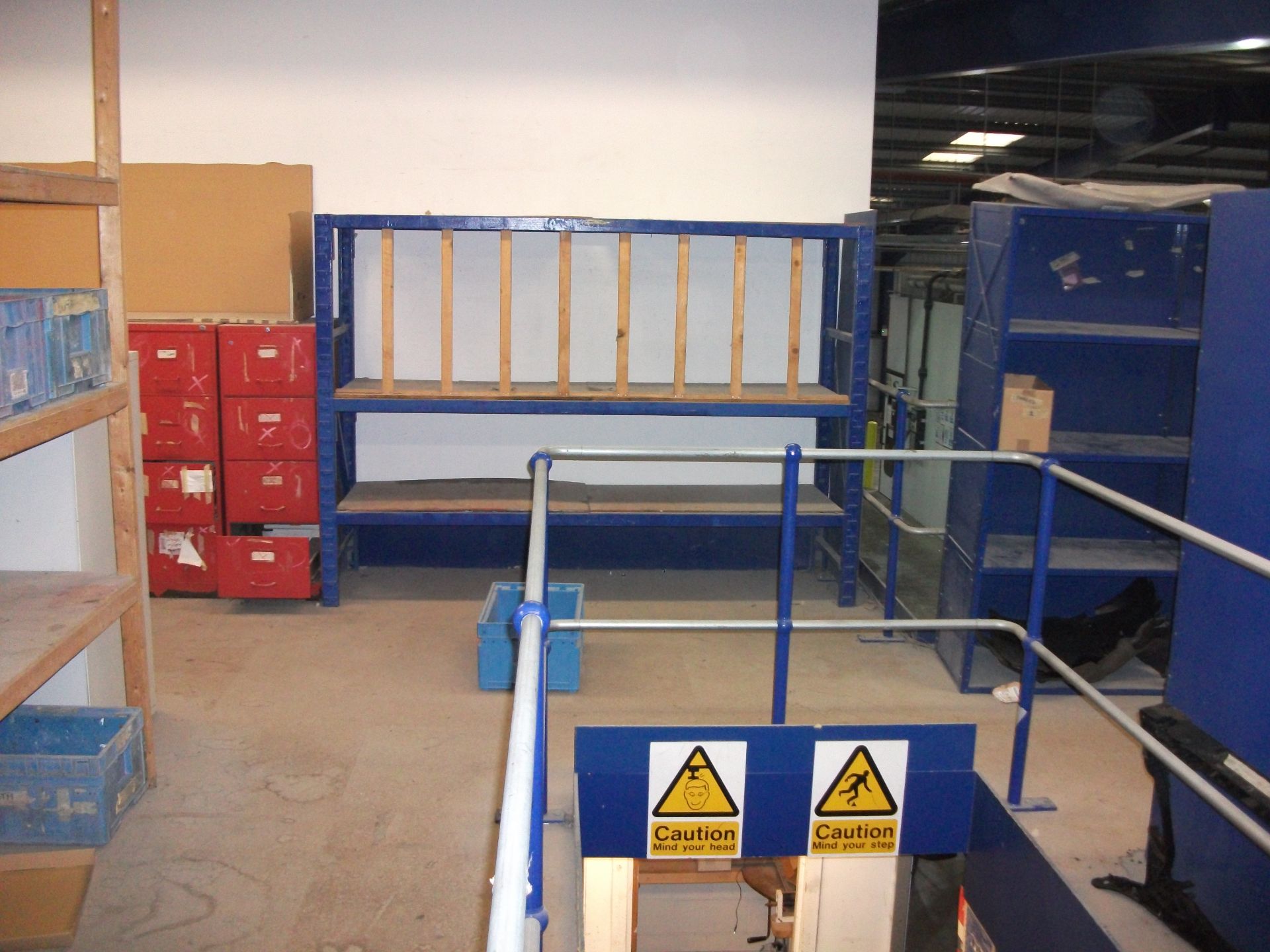Contents and various racking to under mezzanine storage area and on mezzanine - Image 9 of 9