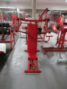 An Unbranded Plate Loaded Push Up Lat Machine