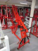 An Cybex Plate Loaded Advanced Pull Down Machine