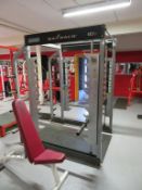 A Maxrack 3D Multifunction Smith Machine Frame