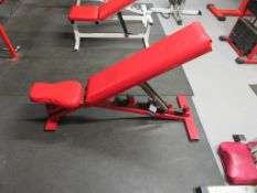 An Unbranded Adjustable Exercise Bench