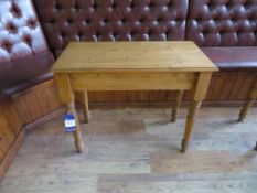 3 x Small Pine Wooden Tables