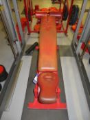 An Adjustable Weight Bench